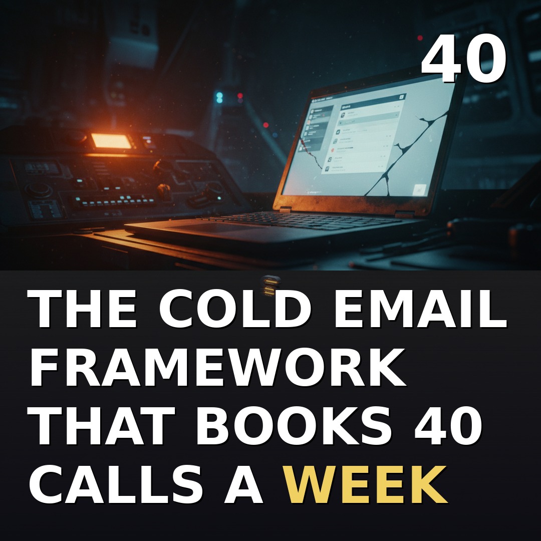 The Cold Email Framework That Books 40 Calls a Week